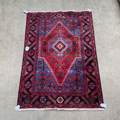 3'5" x 4'10" 30's Persian Hand Knotted Rug