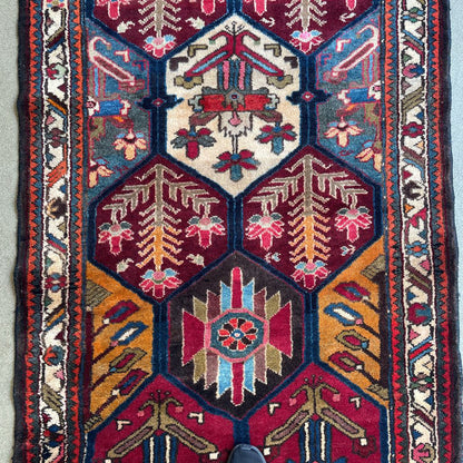 9'8"x 3'8" 70's Persian Bahktiari Rug RUGS