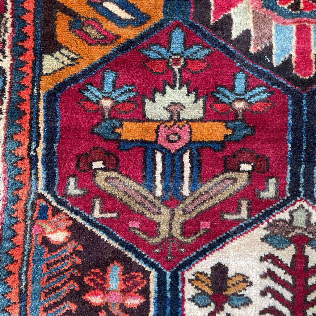 9'8"x 3'8" 70's Persian Bahktiari Rug RUGS