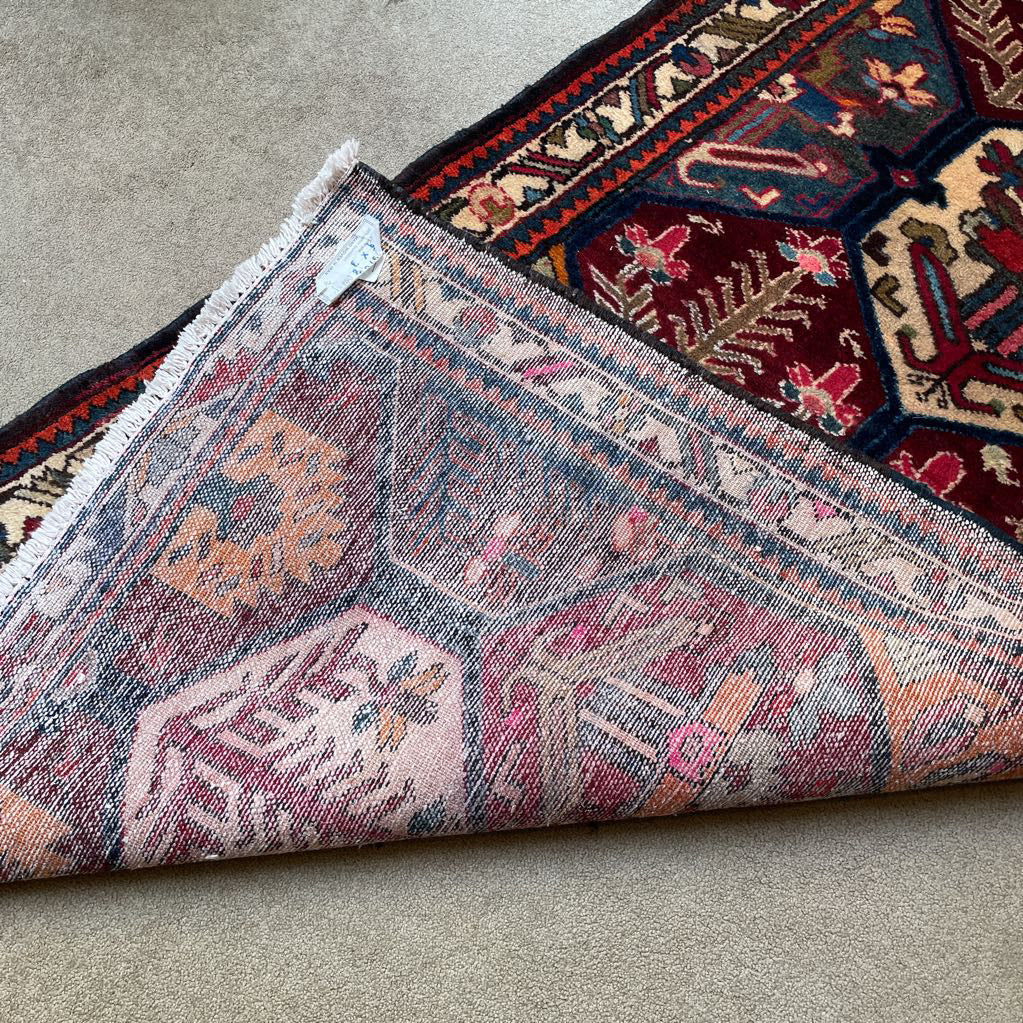 9'8"x 3'8" 70's Persian Bahktiari Rug RUGS