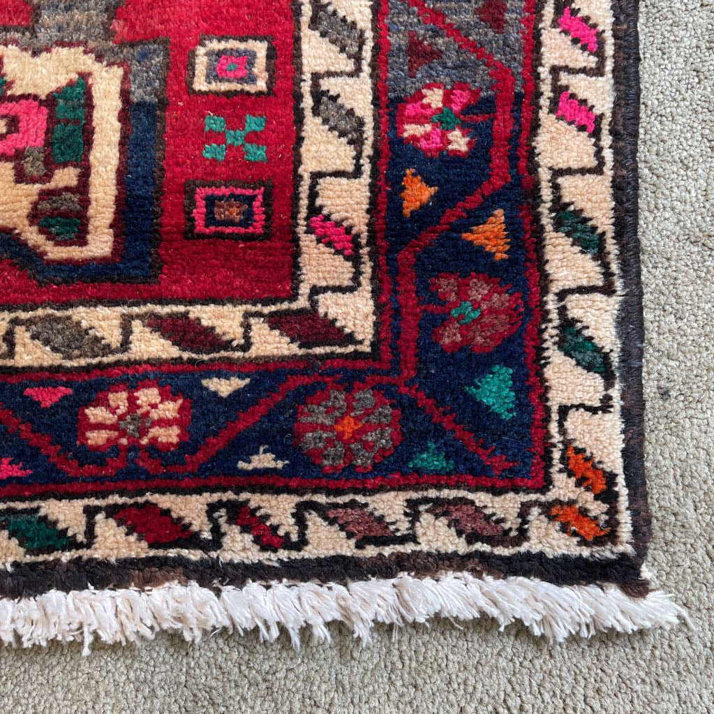 3'9"x9' 60's Persian Rug Hanedon Rug RUGS
