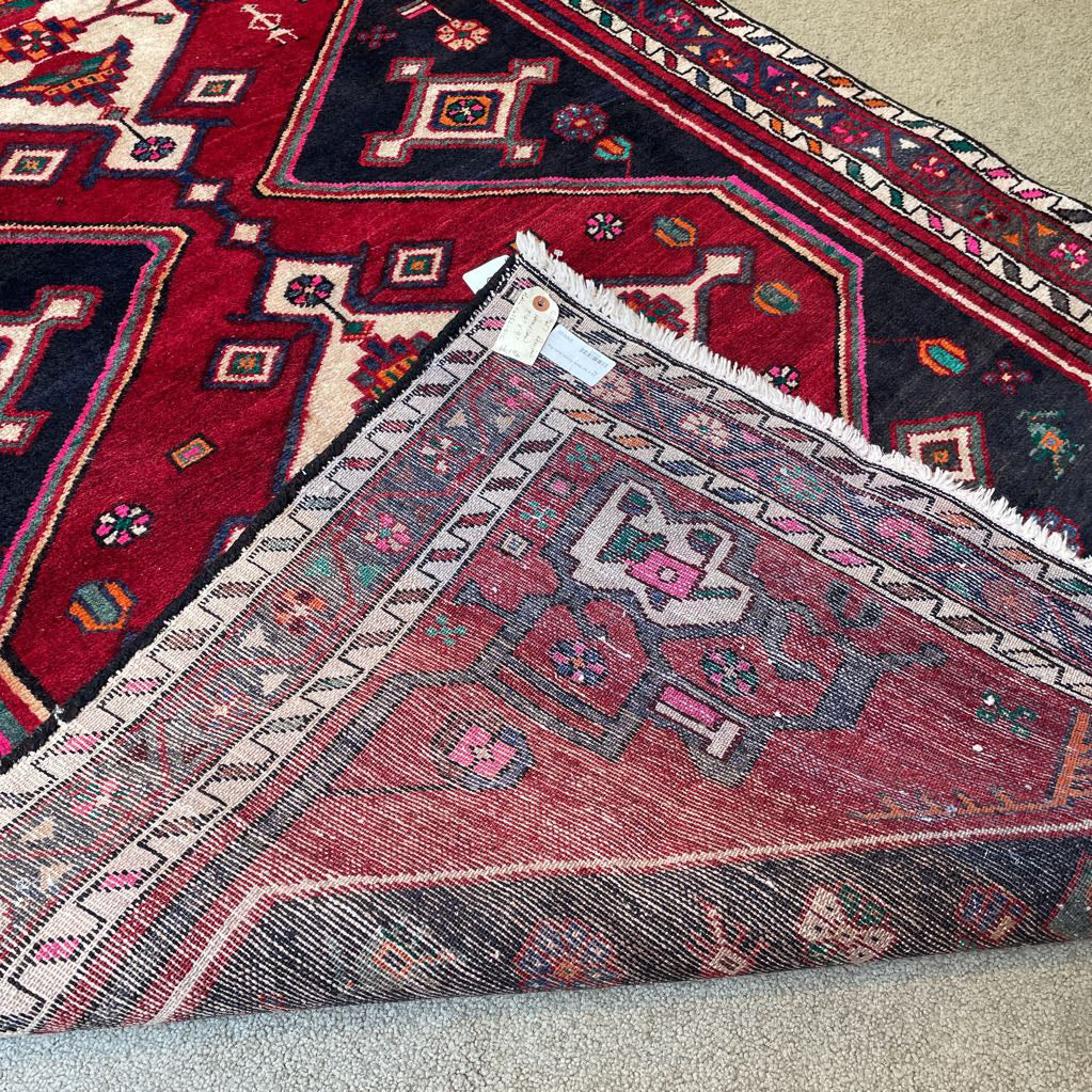 3'9"x9' 60's Persian Rug Hanedon Rug RUGS