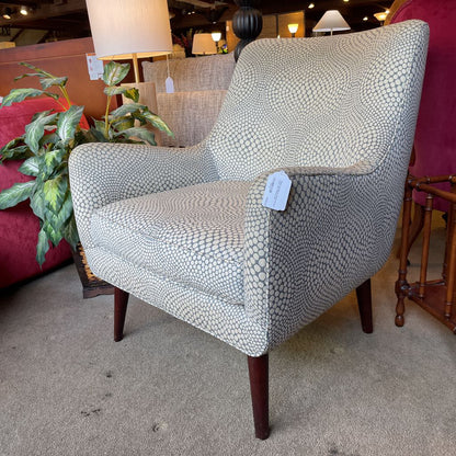 Room and Board Dotted Accent Chair with Ottoman AS IS U ACCENT CHAIRS