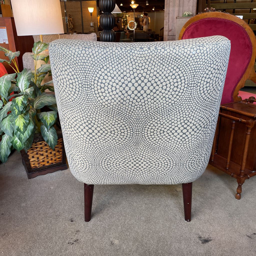 Room and Board Dotted Accent Chair with Ottoman AS IS U ACCENT CHAIRS