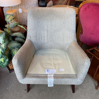 Room and Board Dotted Accent Chair with Ottoman AS IS U ACCENT CHAIRS