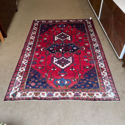 5'10 x 8'7 Red Traditional Rug RUGS
