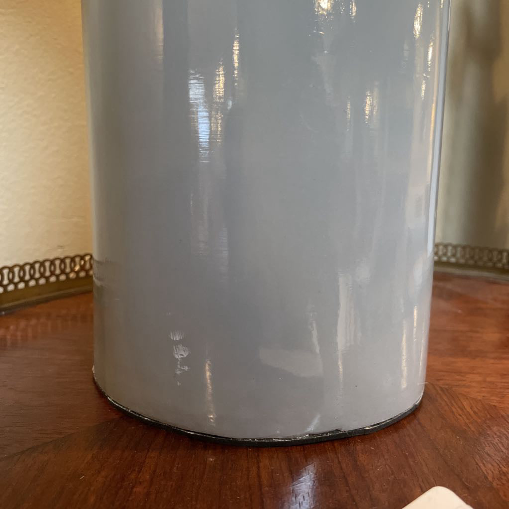 Gray and White Two Tone Gradient Table Lamp LAMPS