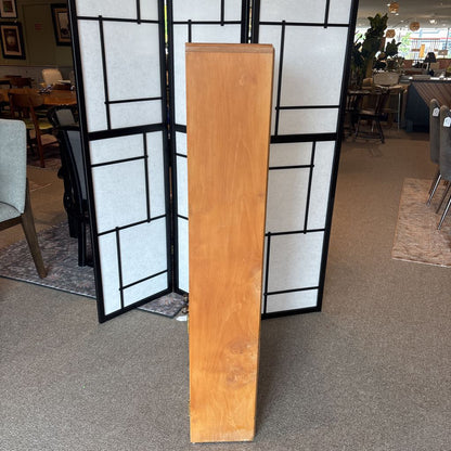 Mid-Century Wood Display Cabinet (AS IS) C BOOKSHELVES