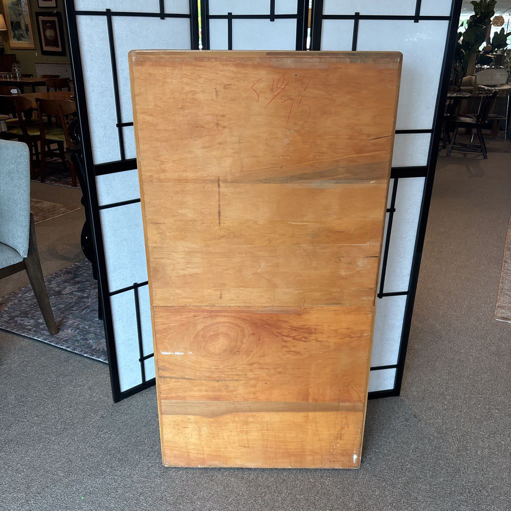 Mid-Century Wood Display Cabinet (AS IS) C BOOKSHELVES