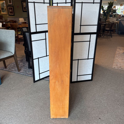 Mid-Century Wood Display Cabinet (AS IS) C BOOKSHELVES