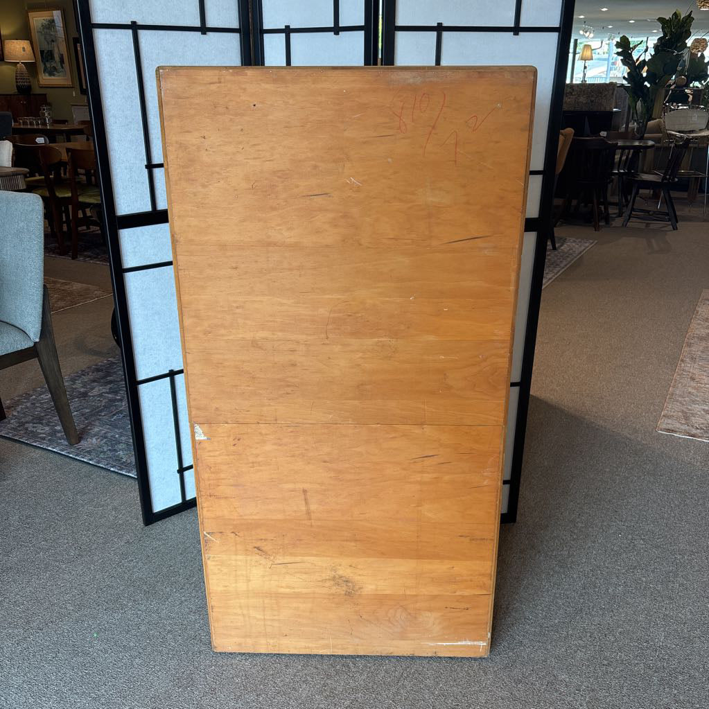 Mid-Century Wood Display Cabinet (AS IS) C BOOKSHELVES