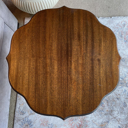 Claw Foot Dark Wood Folding Table