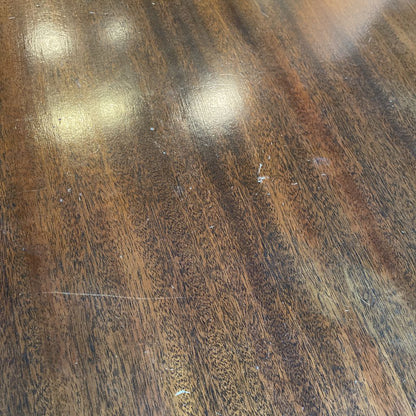 Claw Foot Dark Wood Folding Table