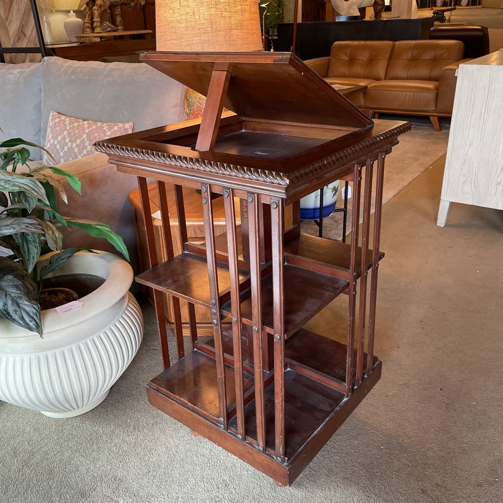 Rotating Bookshelf w/ Adjustable Book Rest