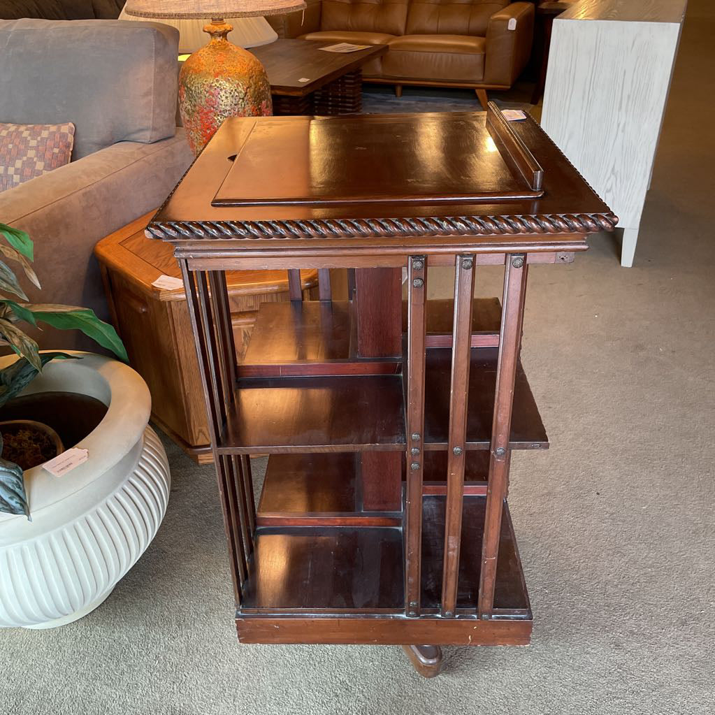 Rotating Bookshelf w/ Adjustable Book Rest