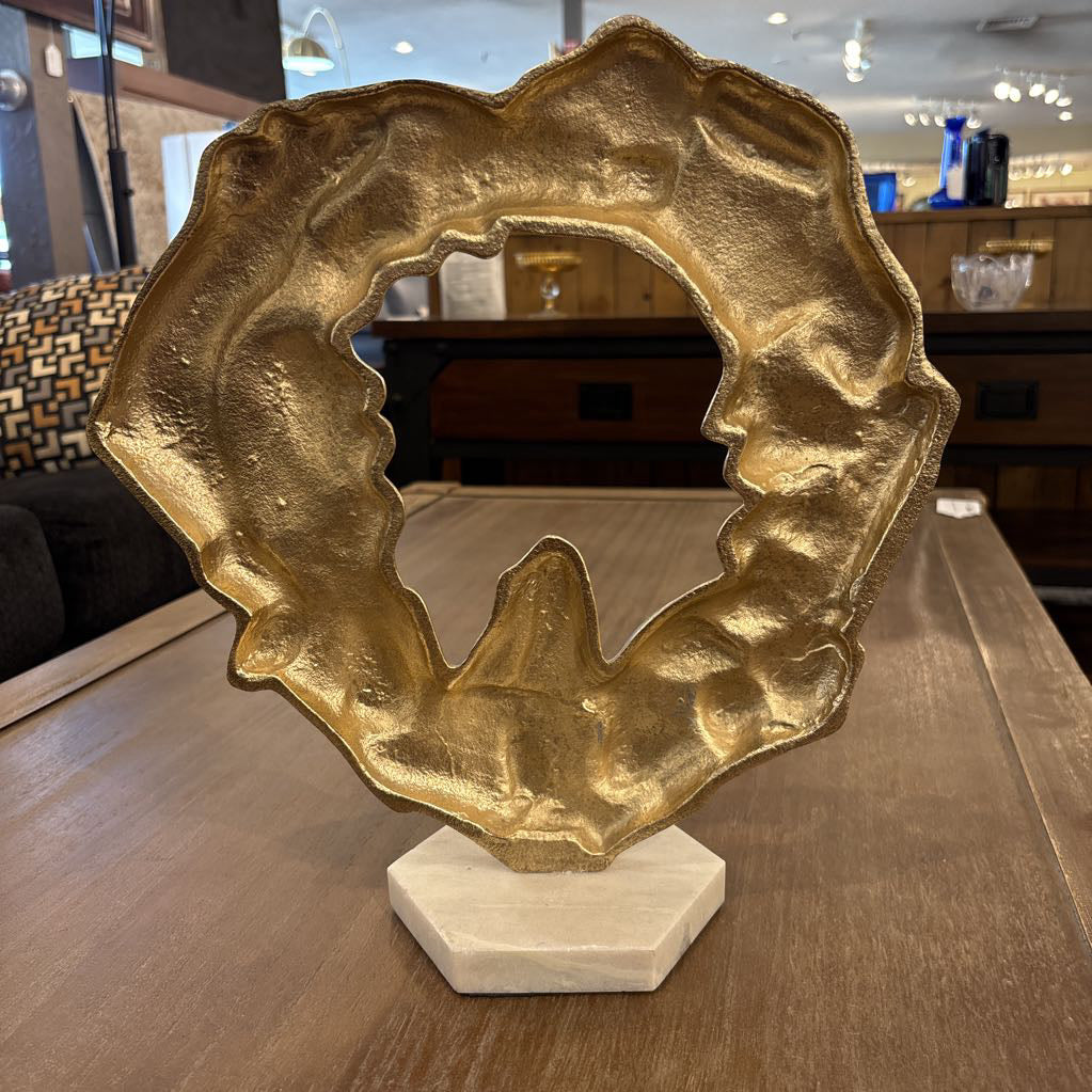 Gold & Stone Base Decor