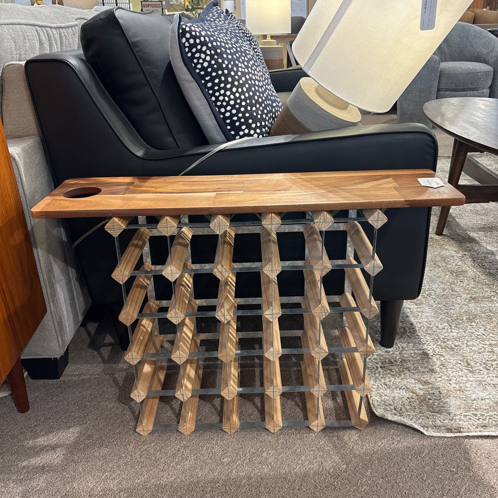 Side Table Wine Rack