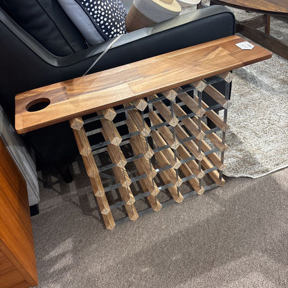 Side Table Wine Rack
