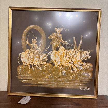 Thai Silk Painting ART