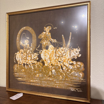 Thai Silk Painting ART