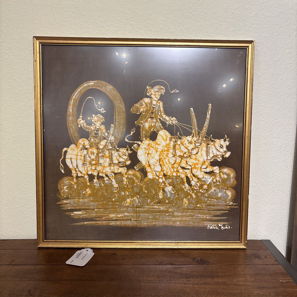 Thai Silk Painting ART