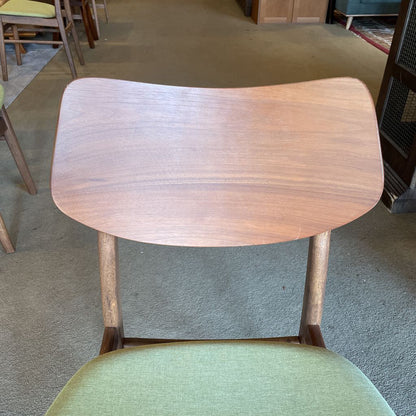 MCM Style Pea Green Dining Chair SET OF 6