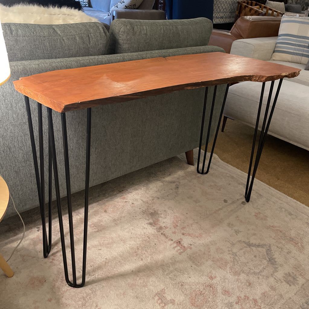 Live Edge Pin Leg Console Table C CONSOLE TABLES