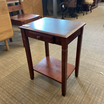 Classic Traditional Tiny Drawer Side Table
