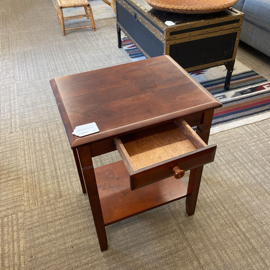 Classic Traditional Tiny Drawer Side Table