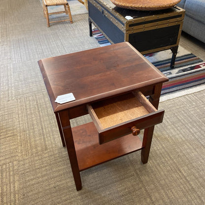 Classic Traditional Tiny Drawer Side Table