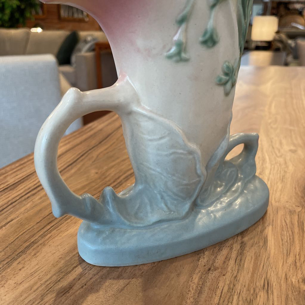 Hull Pottery Pretty Floral Horn Vase