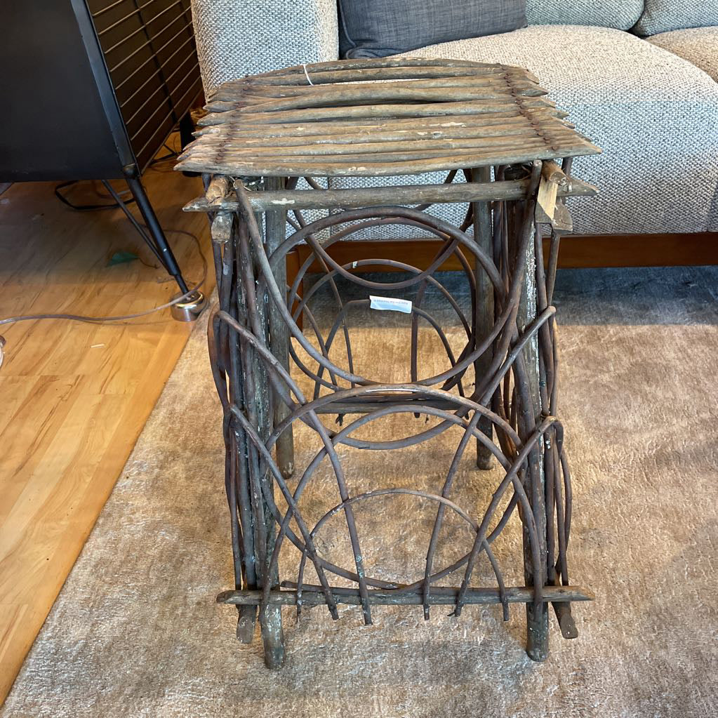 Rustic Stick Side Table/Stand