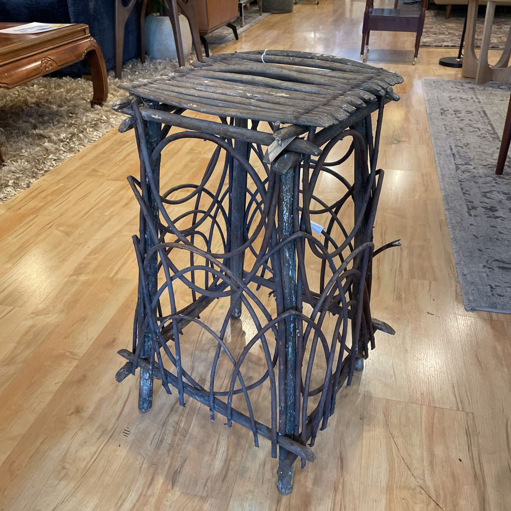 Rustic Stick Side Table/Stand