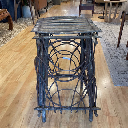 Rustic Stick Side Table/Stand