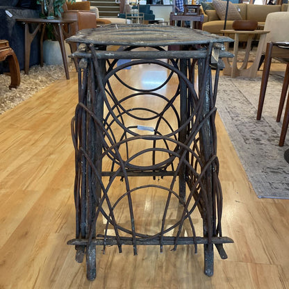 Rustic Stick Side Table/Stand
