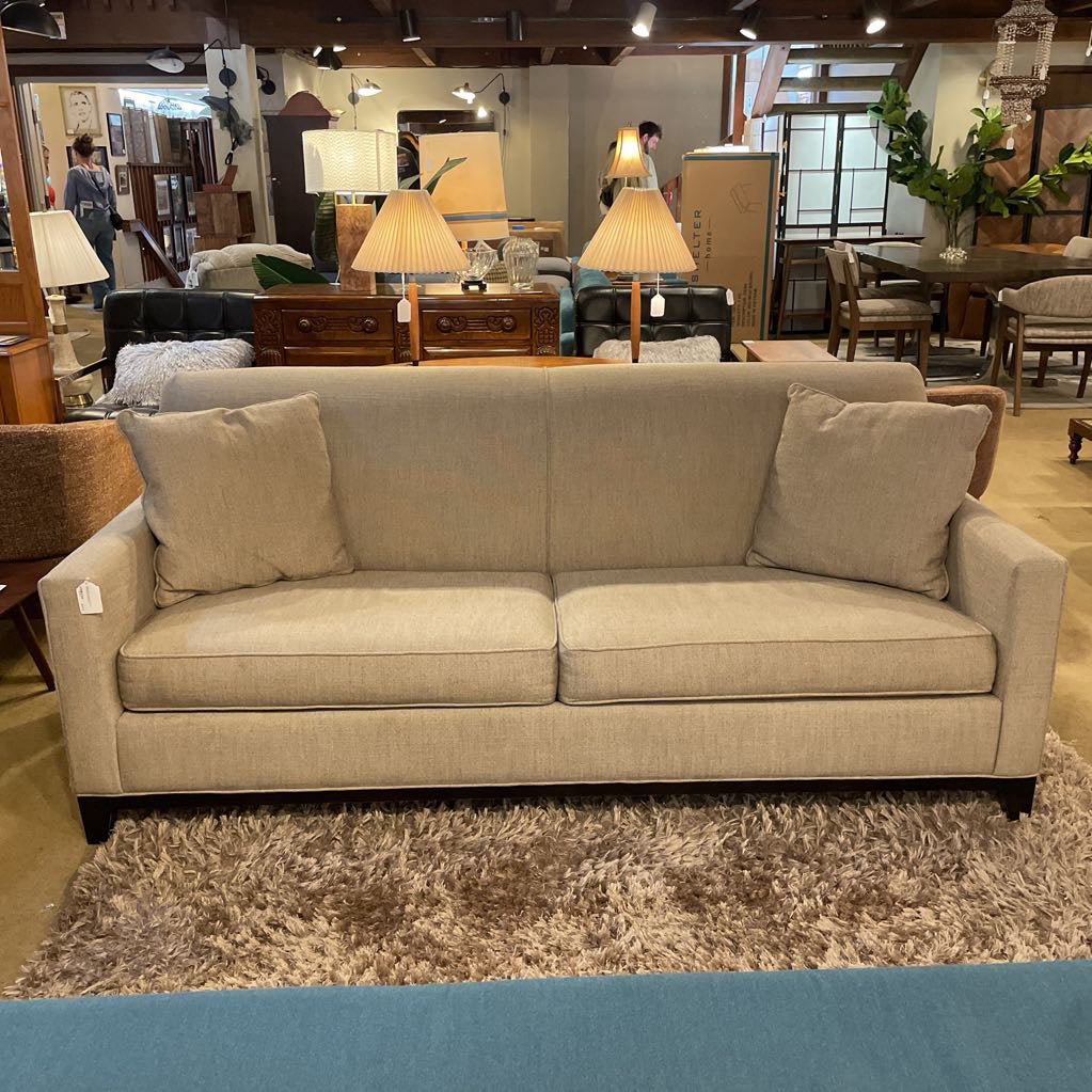 Beige Fabric Sleeper Sofa w/ Inflatable Mattress U SLEEPERS