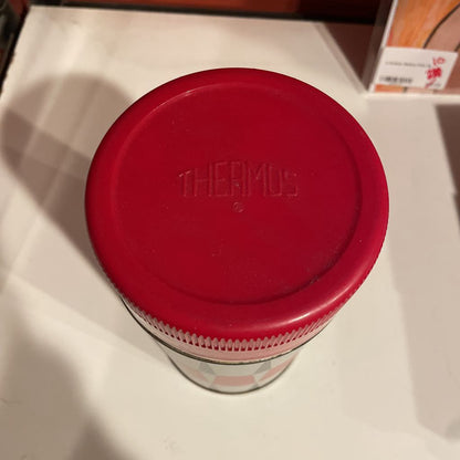 Ecru & Red Vintage Thermos UNIQUE FINDS