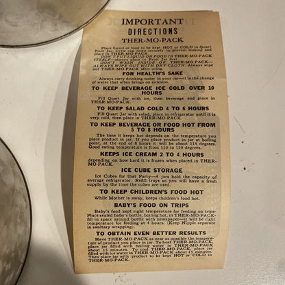 Vintage Thermo-Pak Storage Canister UNIQUE FINDS