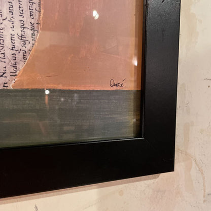 Letters and Clippings Doggy Portrait Art ART