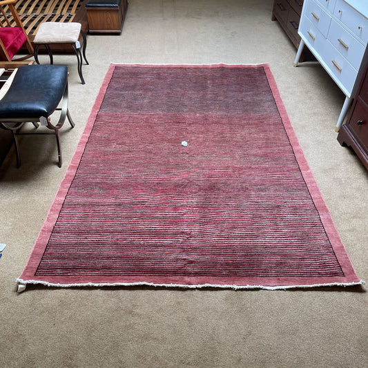 6x9.6 Pakistan Zigler Cabbeh Hand Knotted Wool Rug RUGS