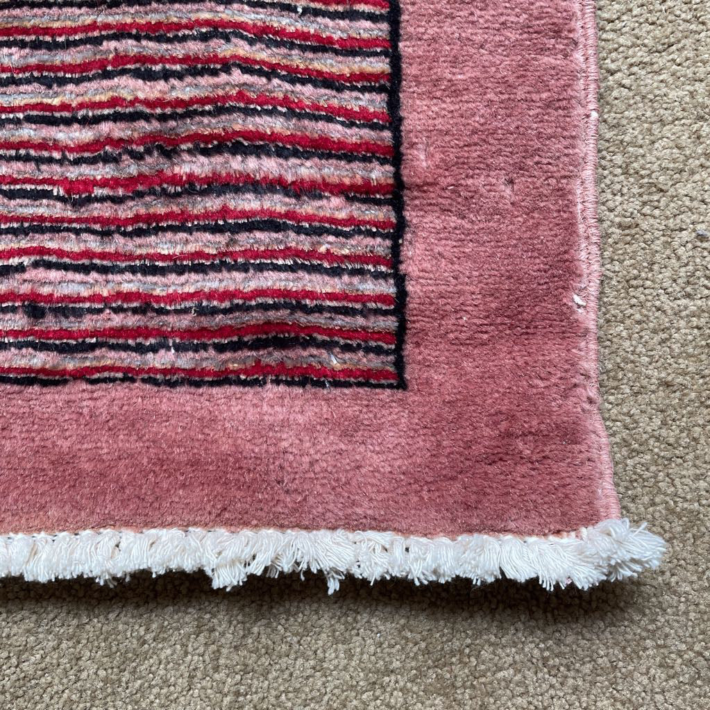 6x9.6 Pakistan Zigler Cabbeh Hand Knotted Wool Rug