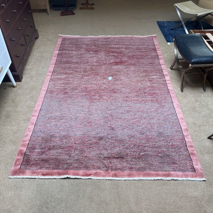 6x9.6 Pakistan Zigler Cabbeh Hand Knotted Wool Rug