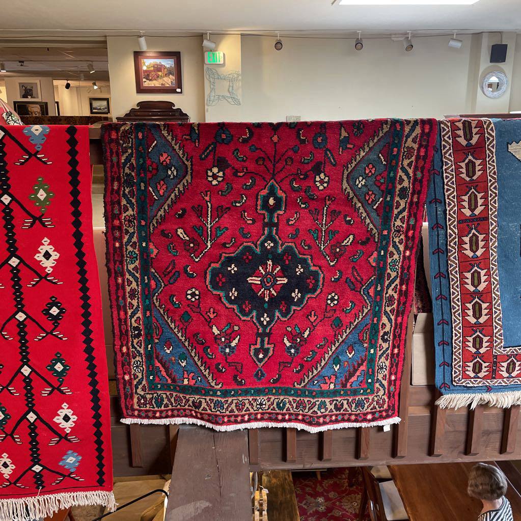 3.9 x 9.6 Hamedan Hand Knotted Rug RUGS