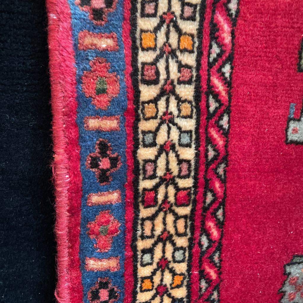 4.9 x 6.7 Sirjan Hand Knotted Rug