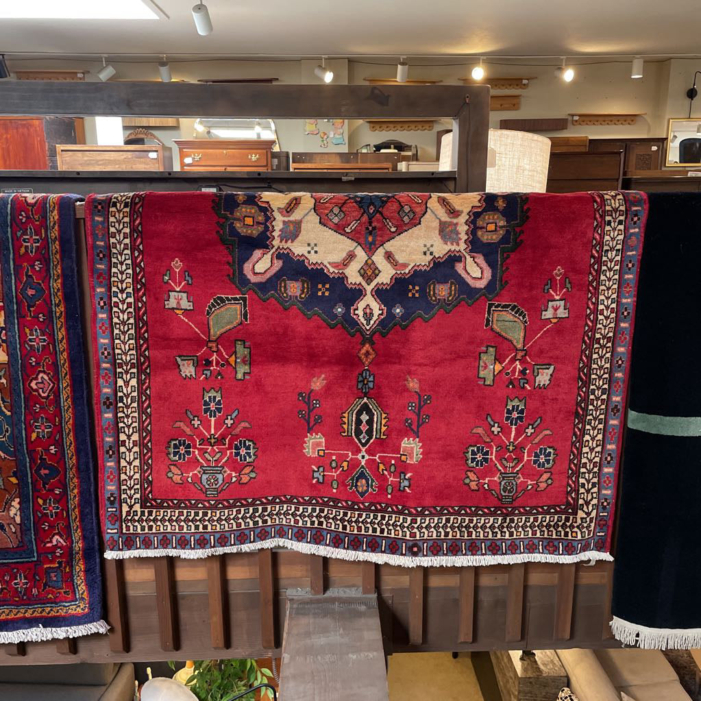 4.9 x 6.7 Sirjan Hand Knotted Rug