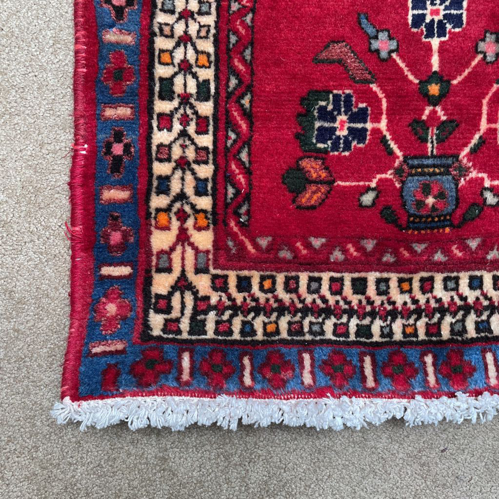 4.9 x 6.7 Sirjan Hand Knotted Rug