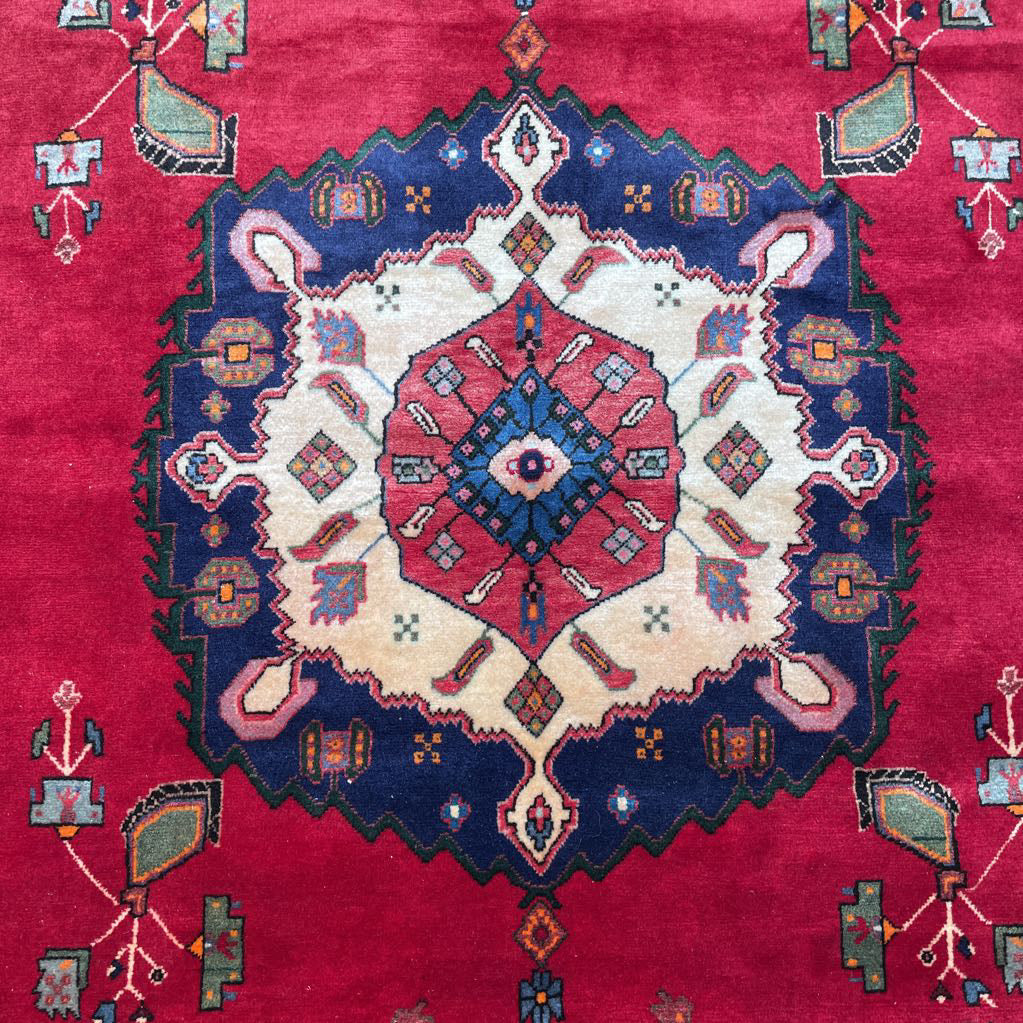 4.9 x 6.7 Sirjan Hand Knotted Rug