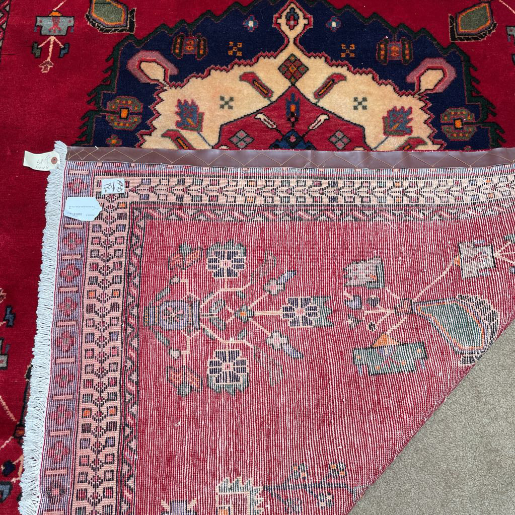 4.9 x 6.7 Sirjan Hand Knotted Rug