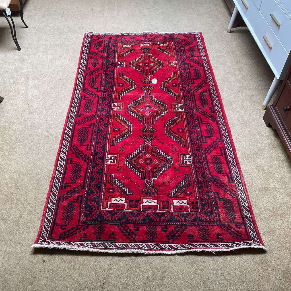 4.4 x 8.3 Balouch Hand Knotted Rug