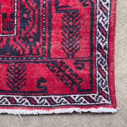 4.4 x 8.3 Balouch Hand Knotted Rug